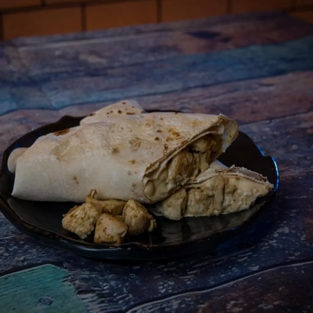 Saj Stuffed Falafel Sandwich